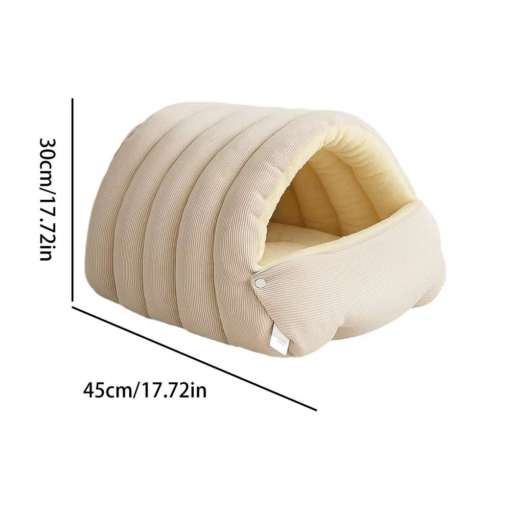 Winter Warm Pet Sleeping Bed Kitten Nest Kennel Pet Supplies for Cats Dogs Puppy
